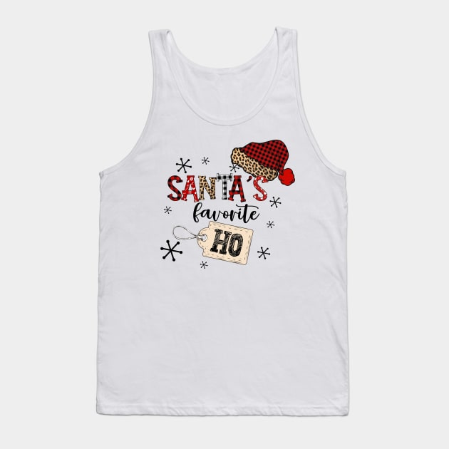 Santa's Favorite Ho Tank Top by DaxEugene